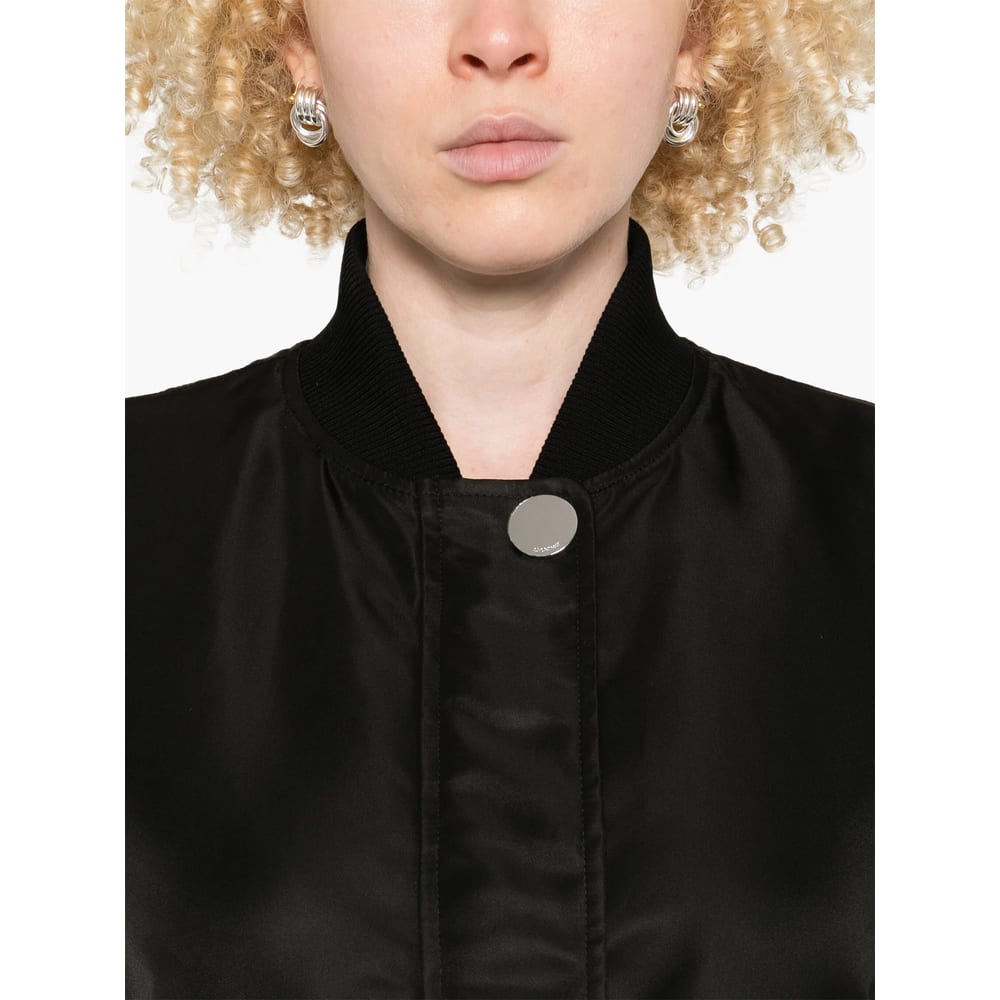 Sportmax 'agape' Bomber Jacket In Black