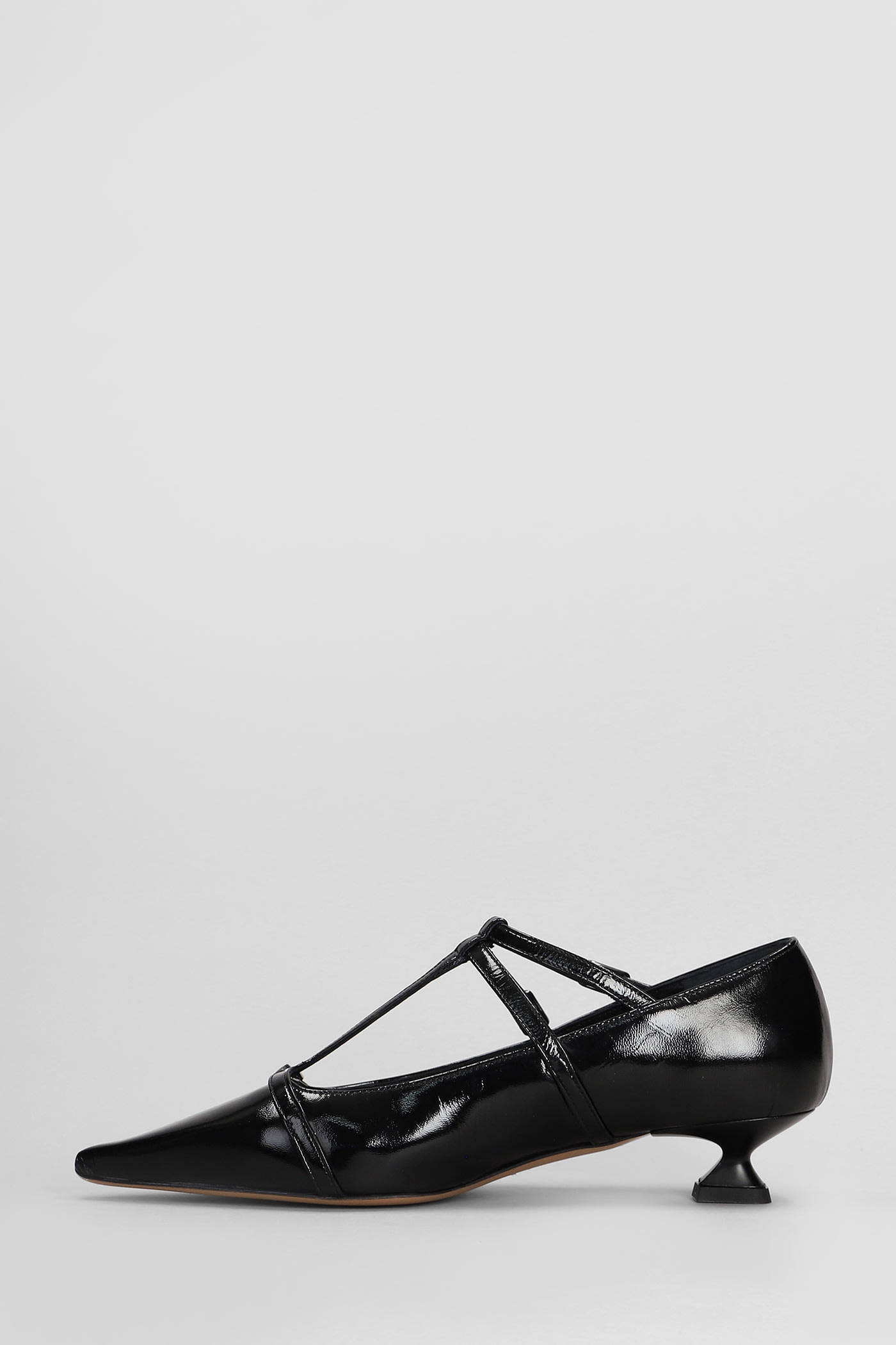 Shop The Seller Pumps In Black Patent Leather