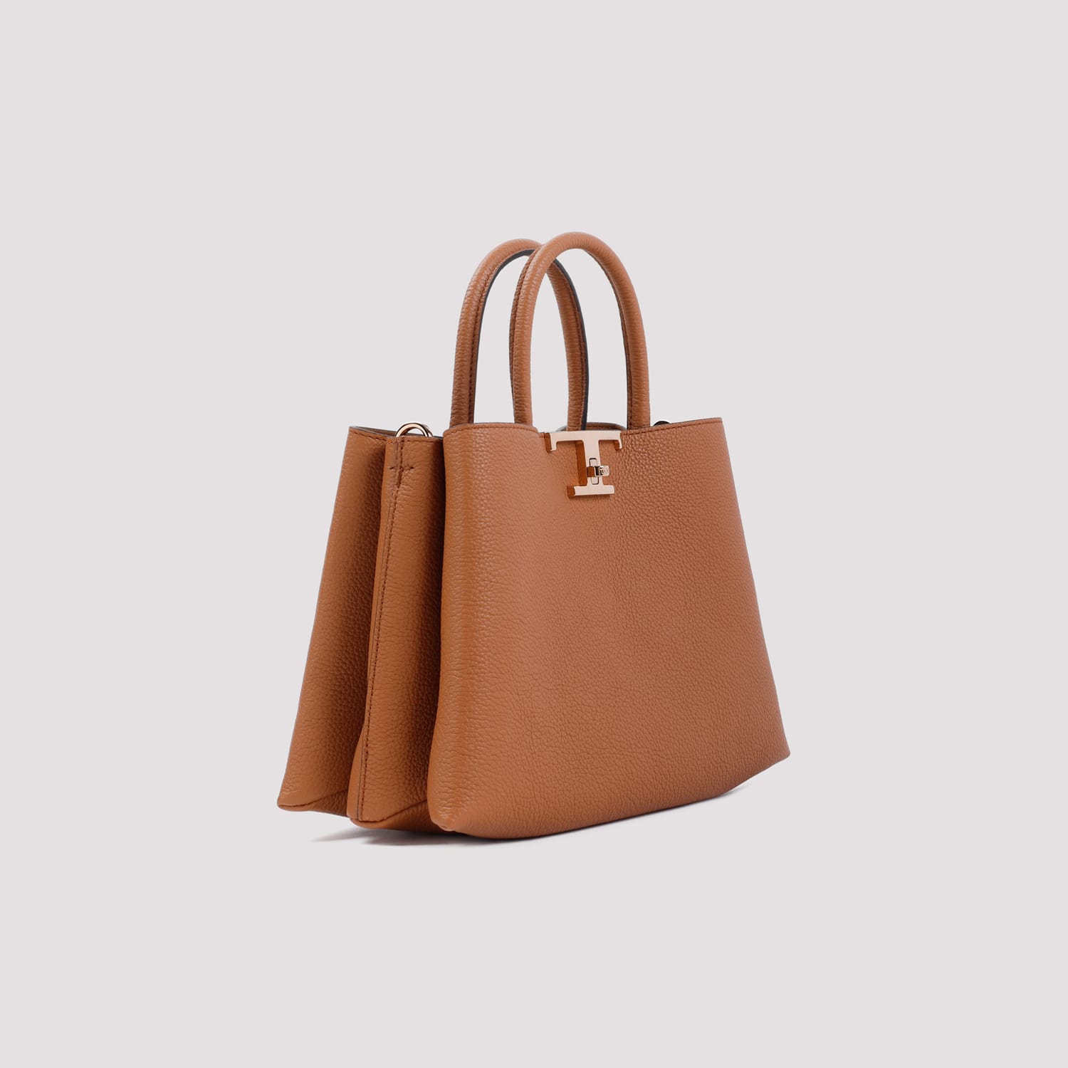 Shop Tod's T Timeless Shopping Bag In Kenia Scuro