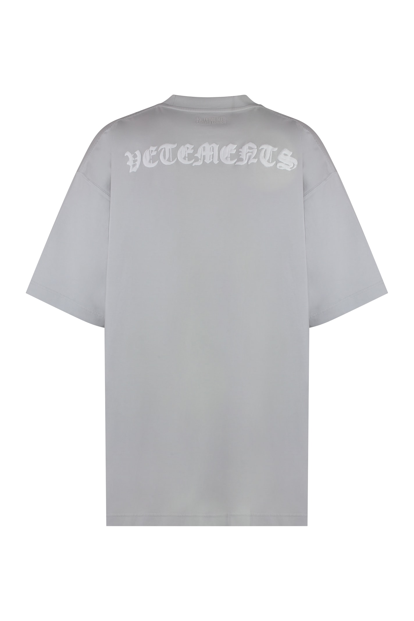 Vetements Reverse Anarchy T-shirt In Grey