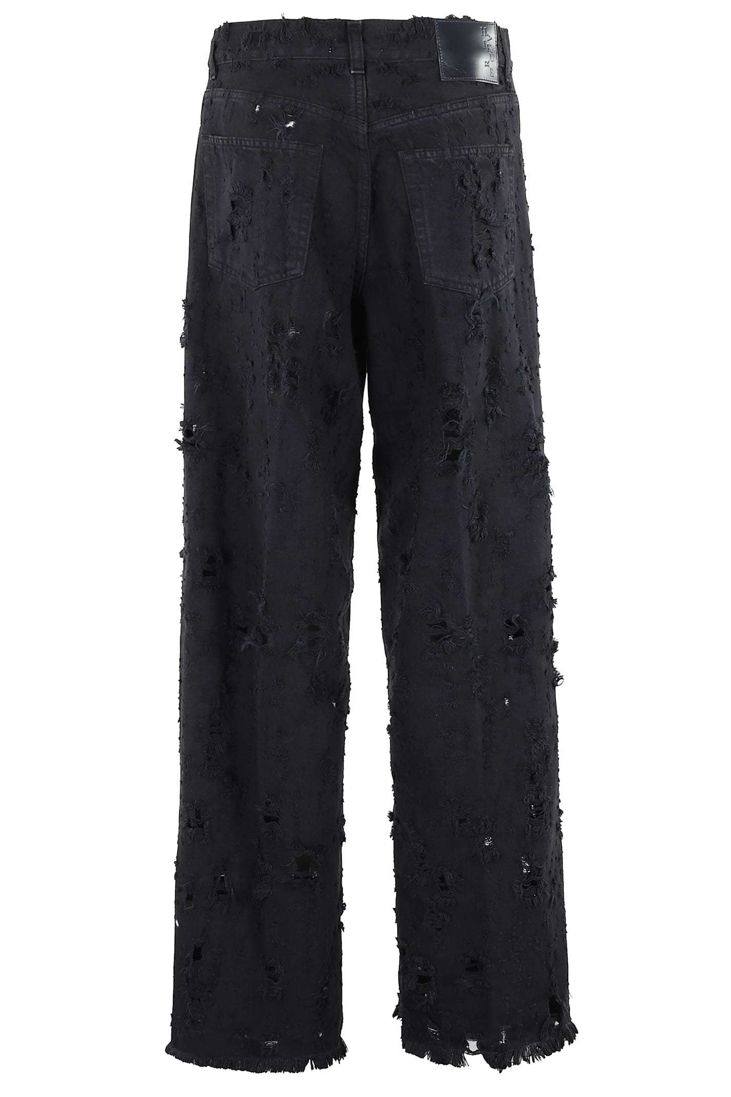 Haikure Bethany Bull Destroy Jeans Black