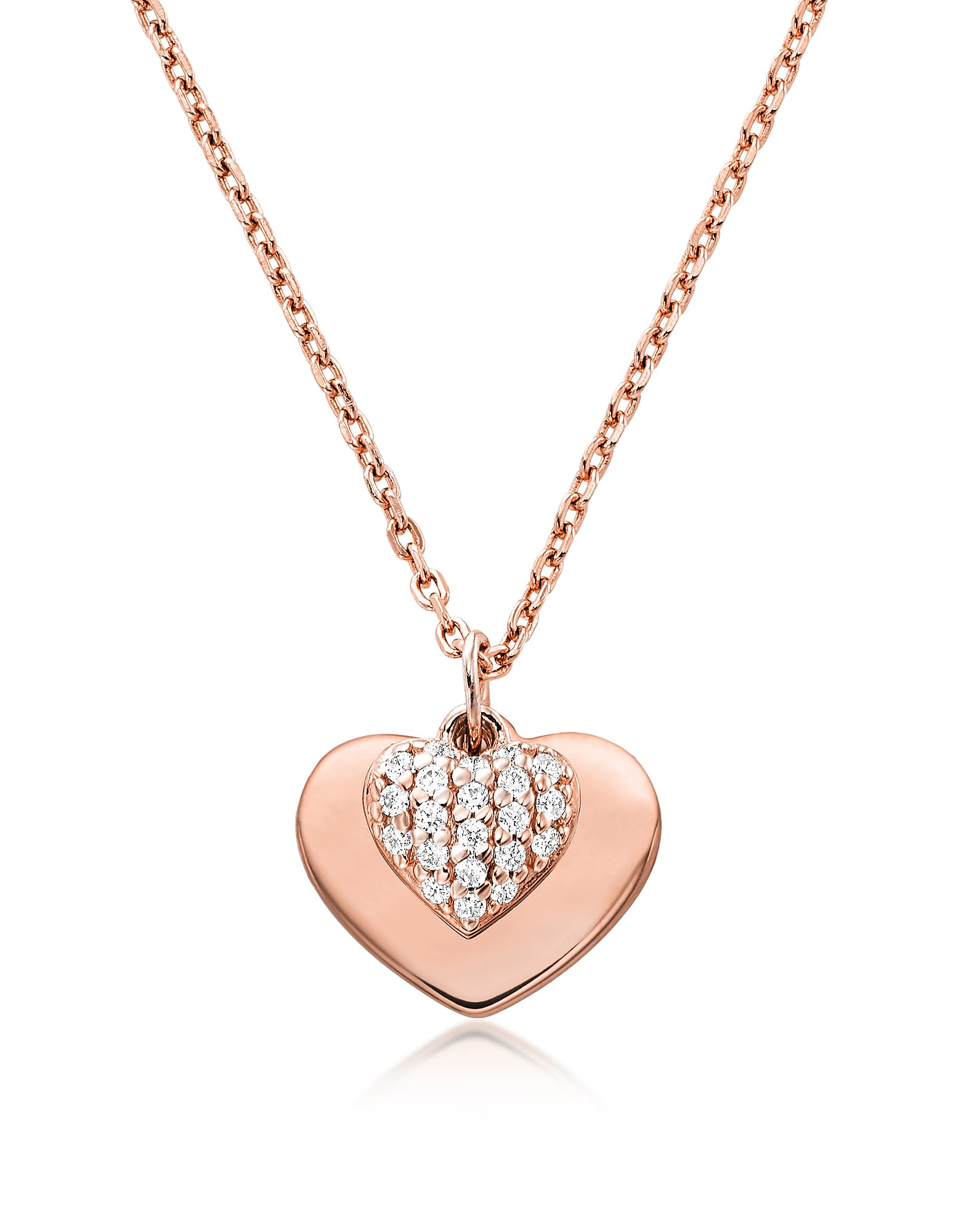 michael kors pendant necklace rose gold