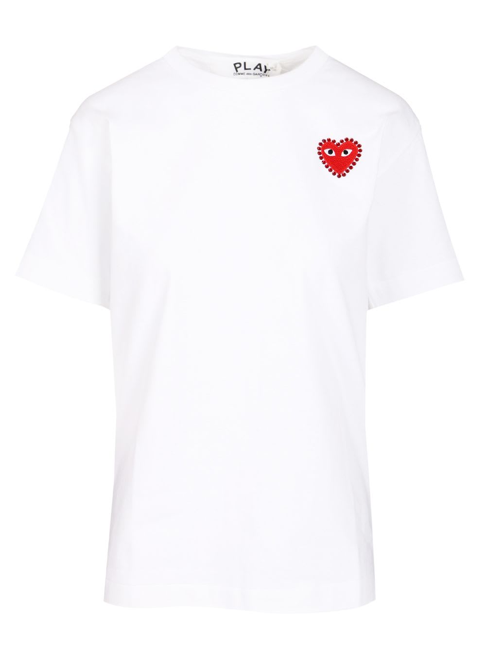 Comme des Garçons Play Red Heart T-shirt