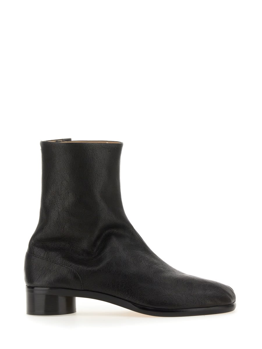 Shop Maison Margiela Tabi Boot In Black