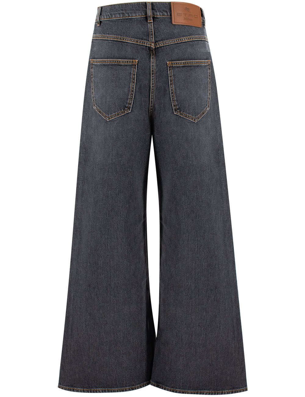 Shop Etro Jeans In Denim Medium Grey