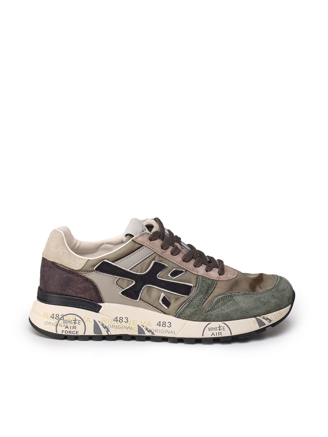 Shop Premiata Sneakers Mick 6872 In Beige