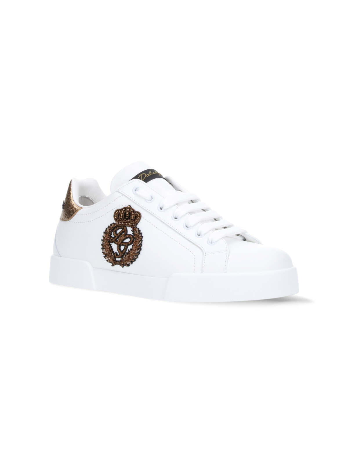 Shop Dolce & Gabbana Portofino Sneakers In White