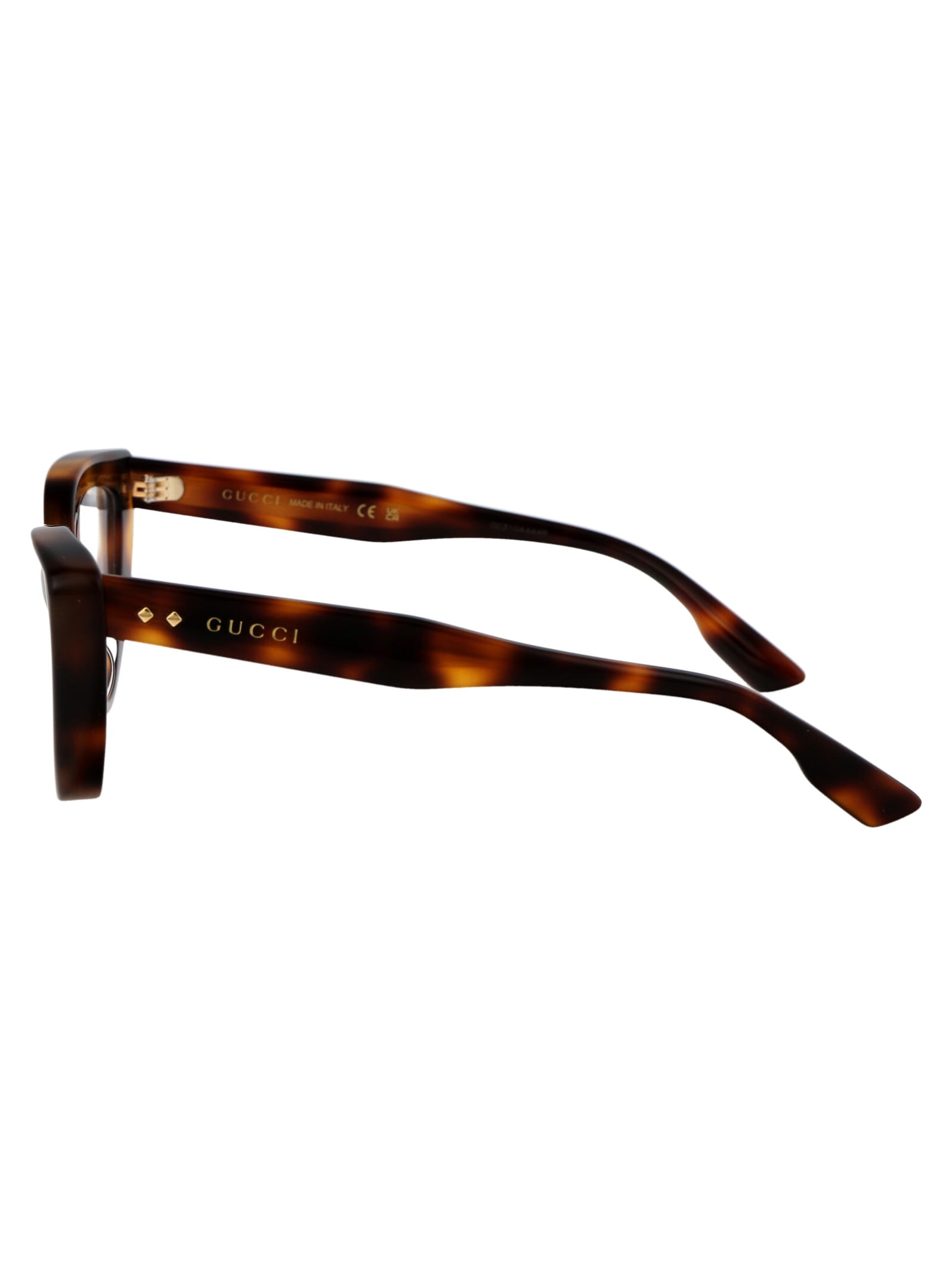 Gucci Gg1530o Glasses In 002 Havana Havana Transpa | ModeSens