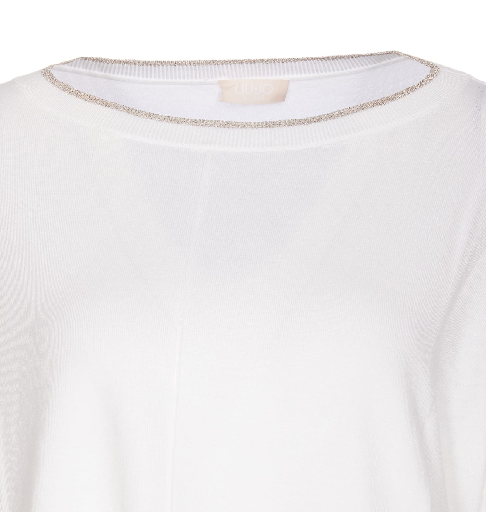Shop Liu •jo Sweater In White