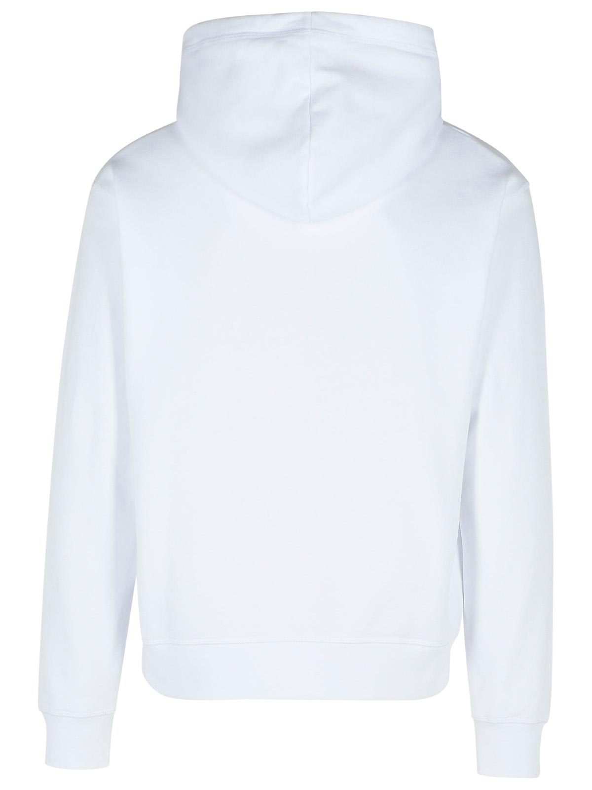 Dsquared2 White Cotton Sweatshirt In White