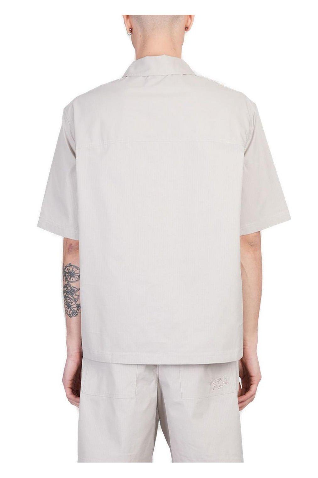 Shop Maison Kitsuné Short Sleeved Overshirt