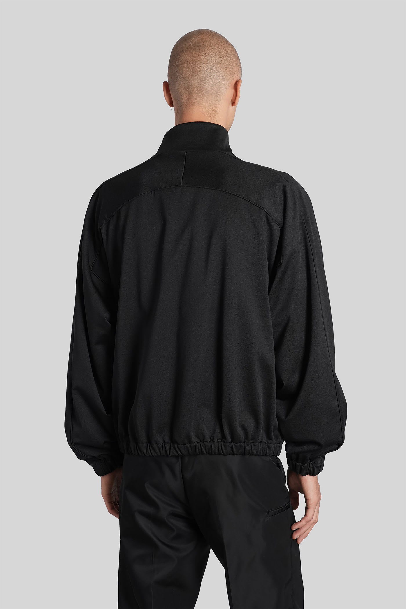 Jil Sander Sweatshirt Zip Up Sweatshirt In Black Cotton In Black
