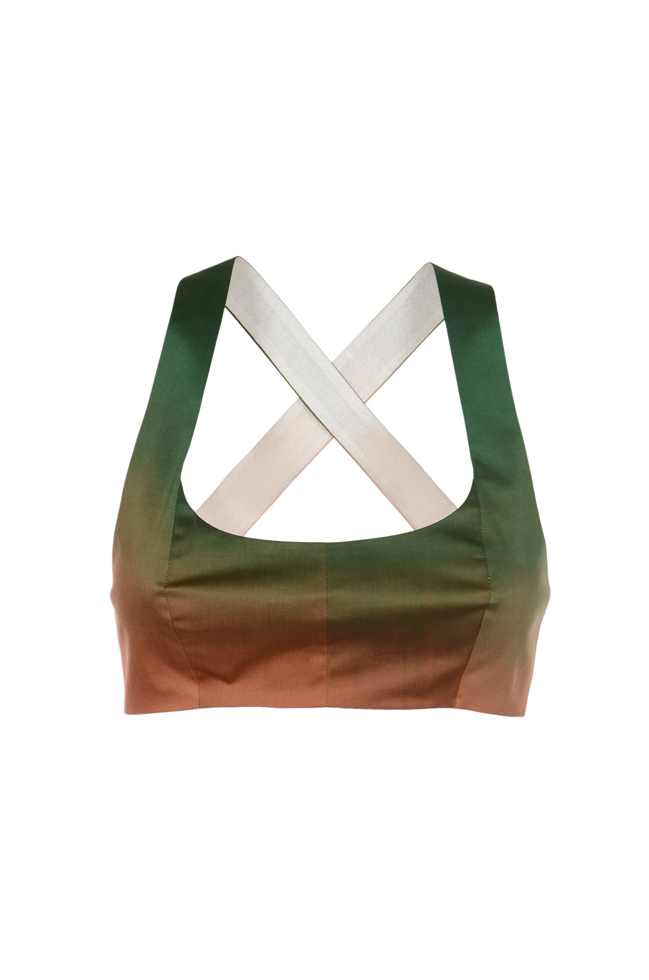 Philosophy Di Lorenzo Serafini Gradient-effect Cropped Top In Fantasia Azzurro