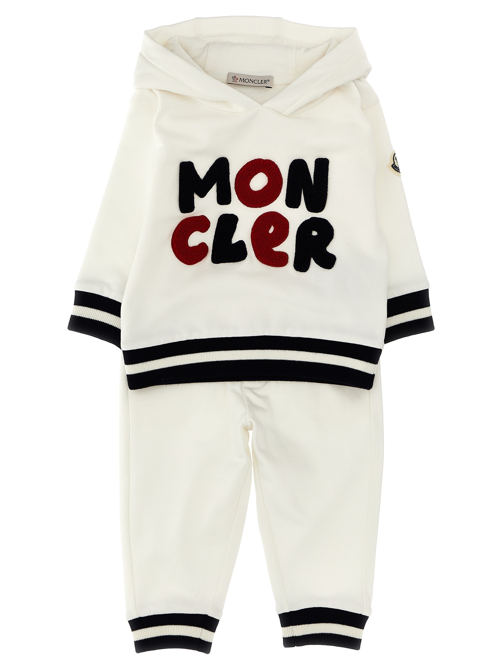 Shop Moncler Hoodie & Jogging Suit In White