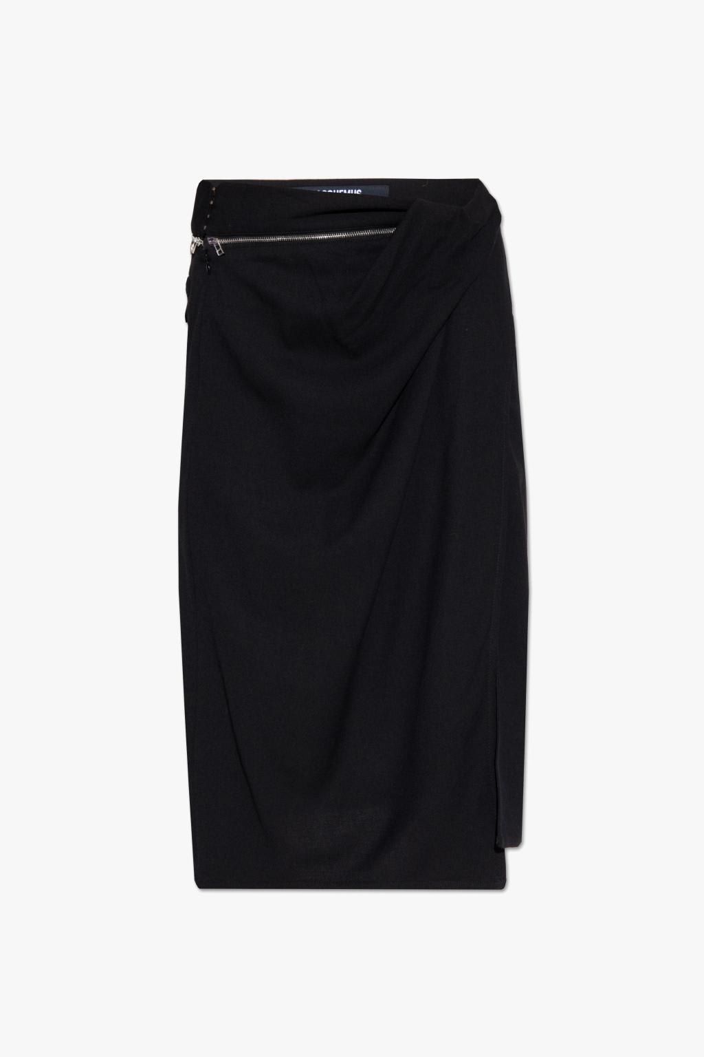 Shop Jacquemus Bodri Skirt In Black
