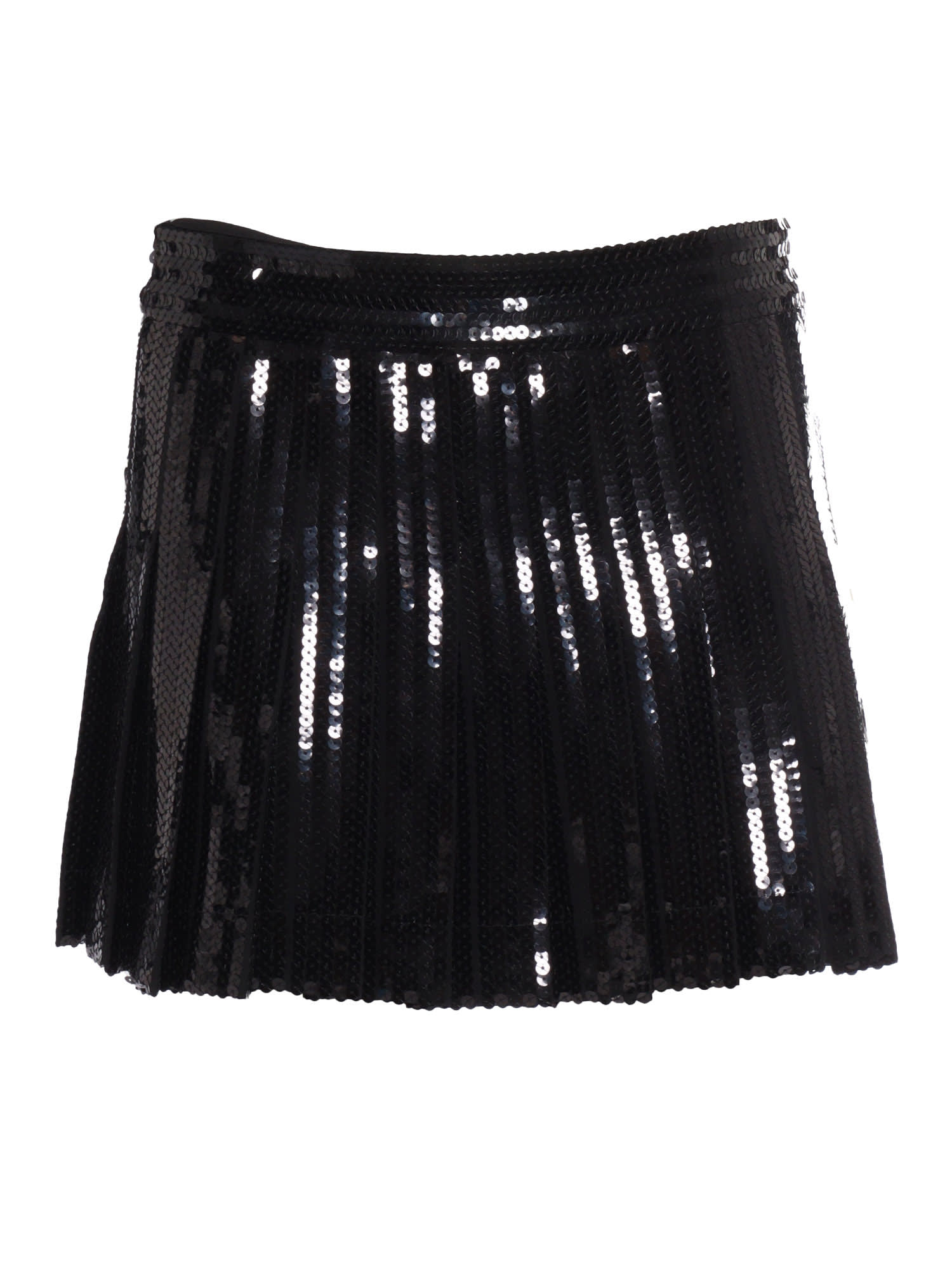 Shop P.a.r.o.s.h Mini Skirt In Black