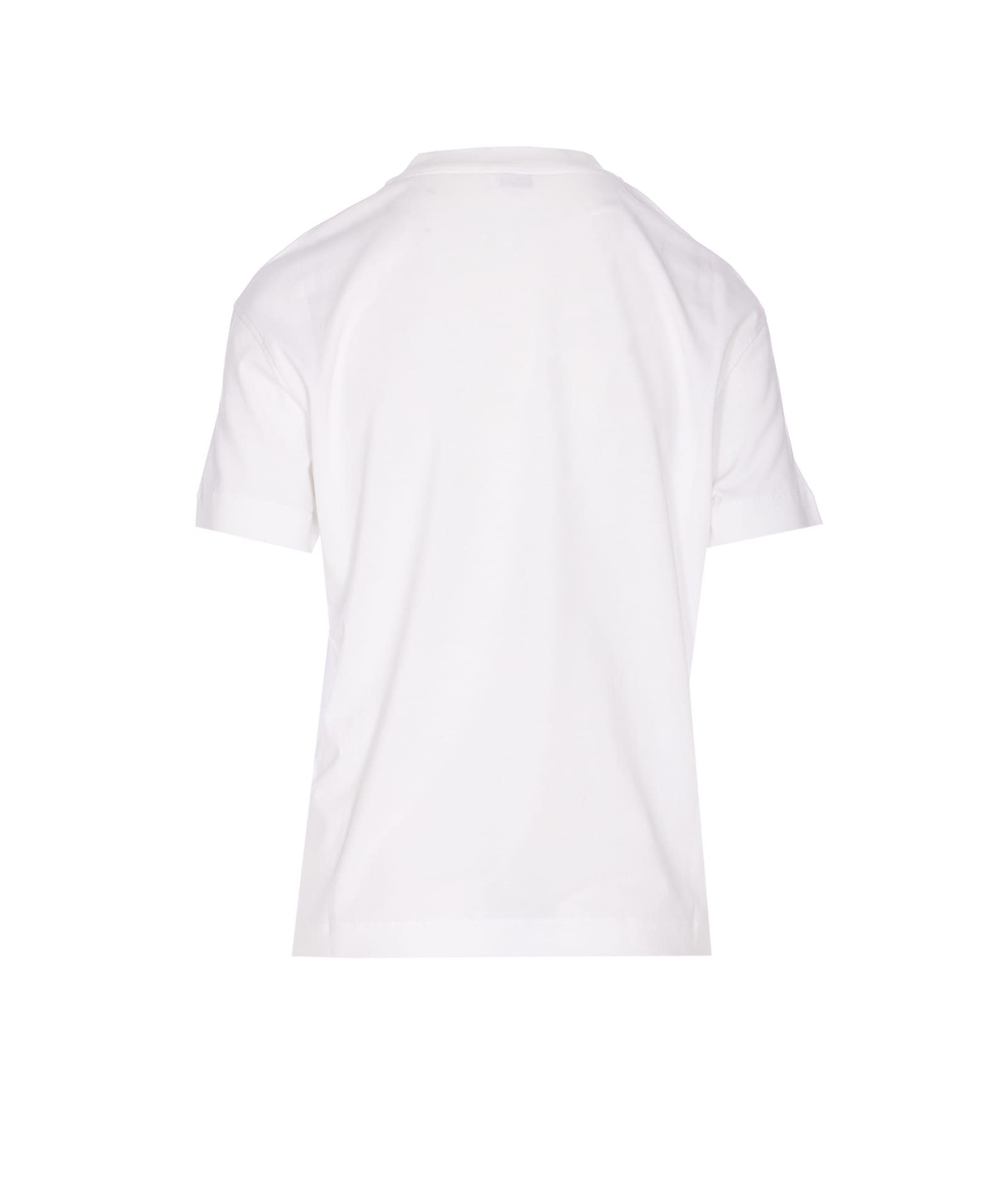 Brunello Cucinelli Short Sleeve Top Featuring Pocket Detail In White