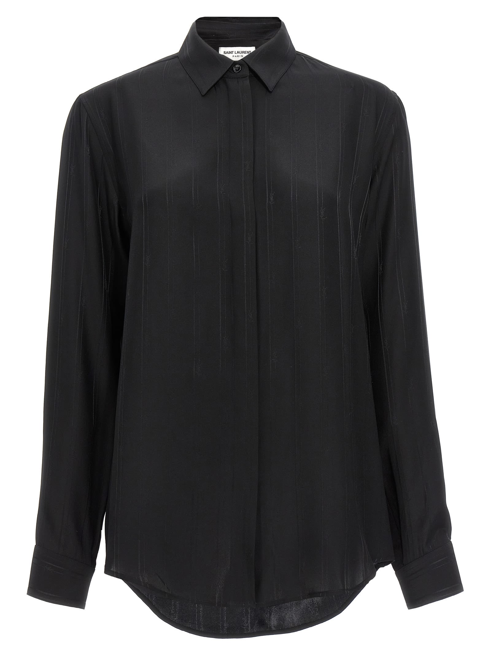 SAINT LAURENT CASSANDRE SILK SHIRT