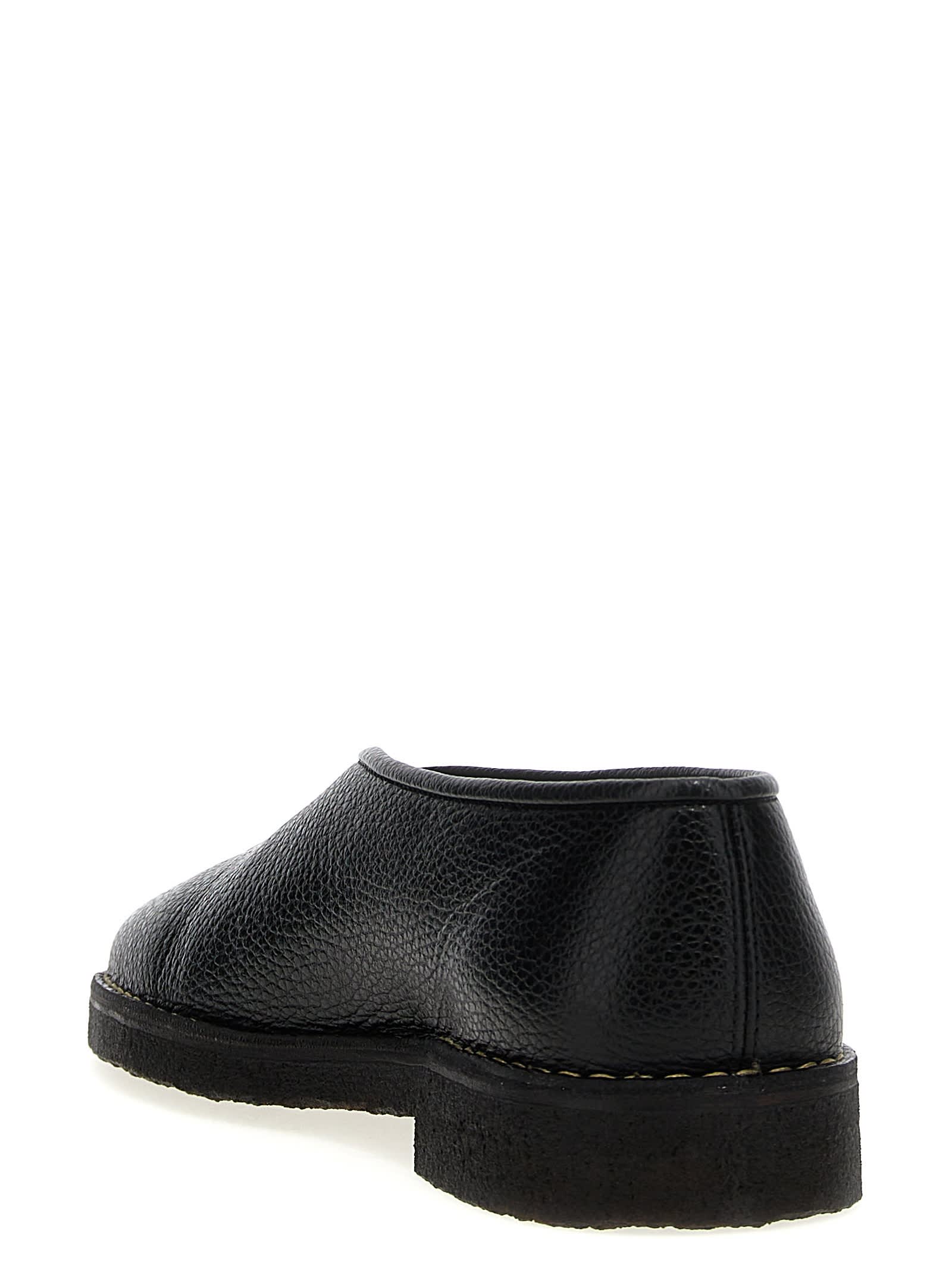 Shop Lemaire Piped Crepe Slip On In Black