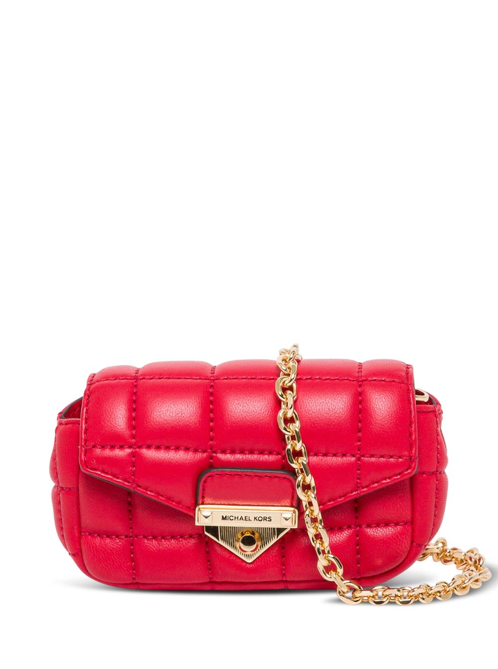 Michael Kors Soho Quilted Leather Bag Charm