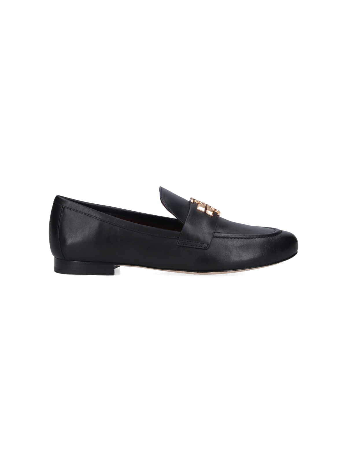 Shop Tory Burch Loafers With Eleanor Charm In Black