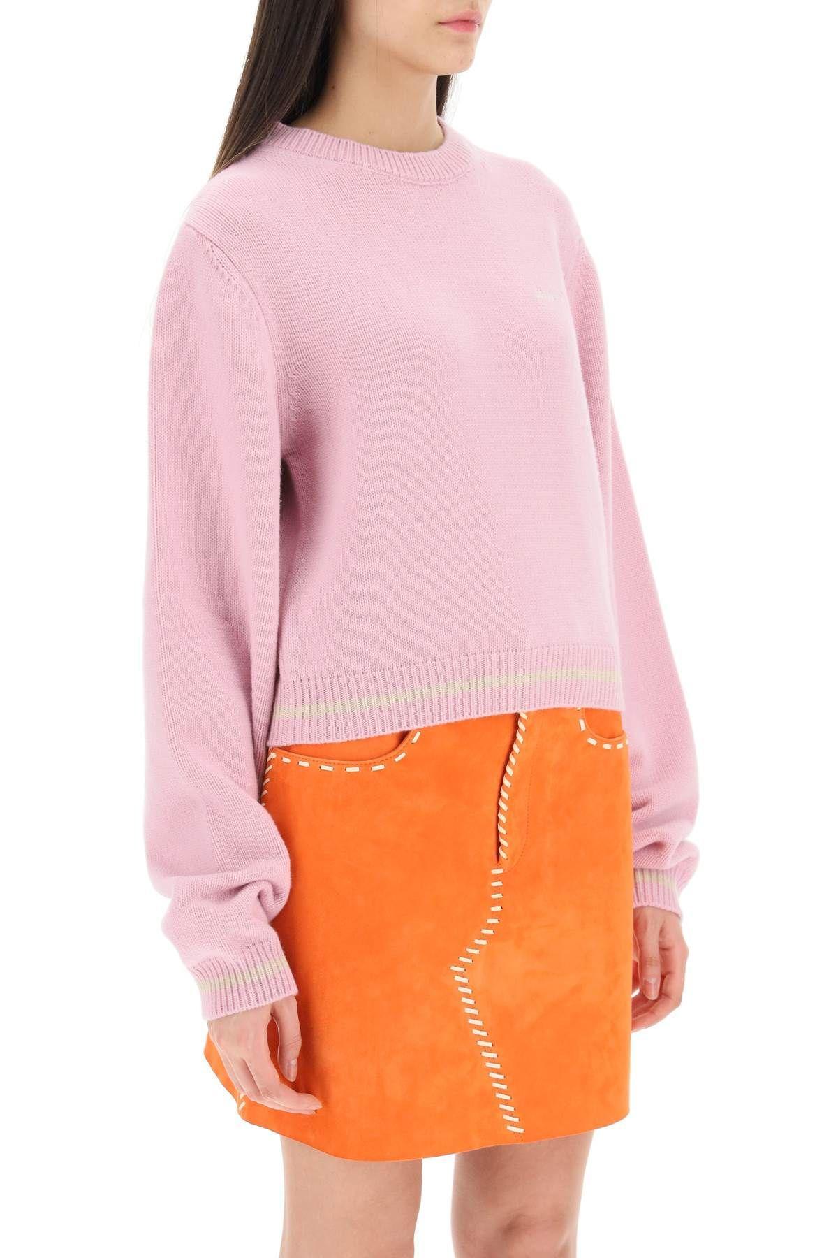 MARNI SWEATER WITH EMBROIDERED LOGO
