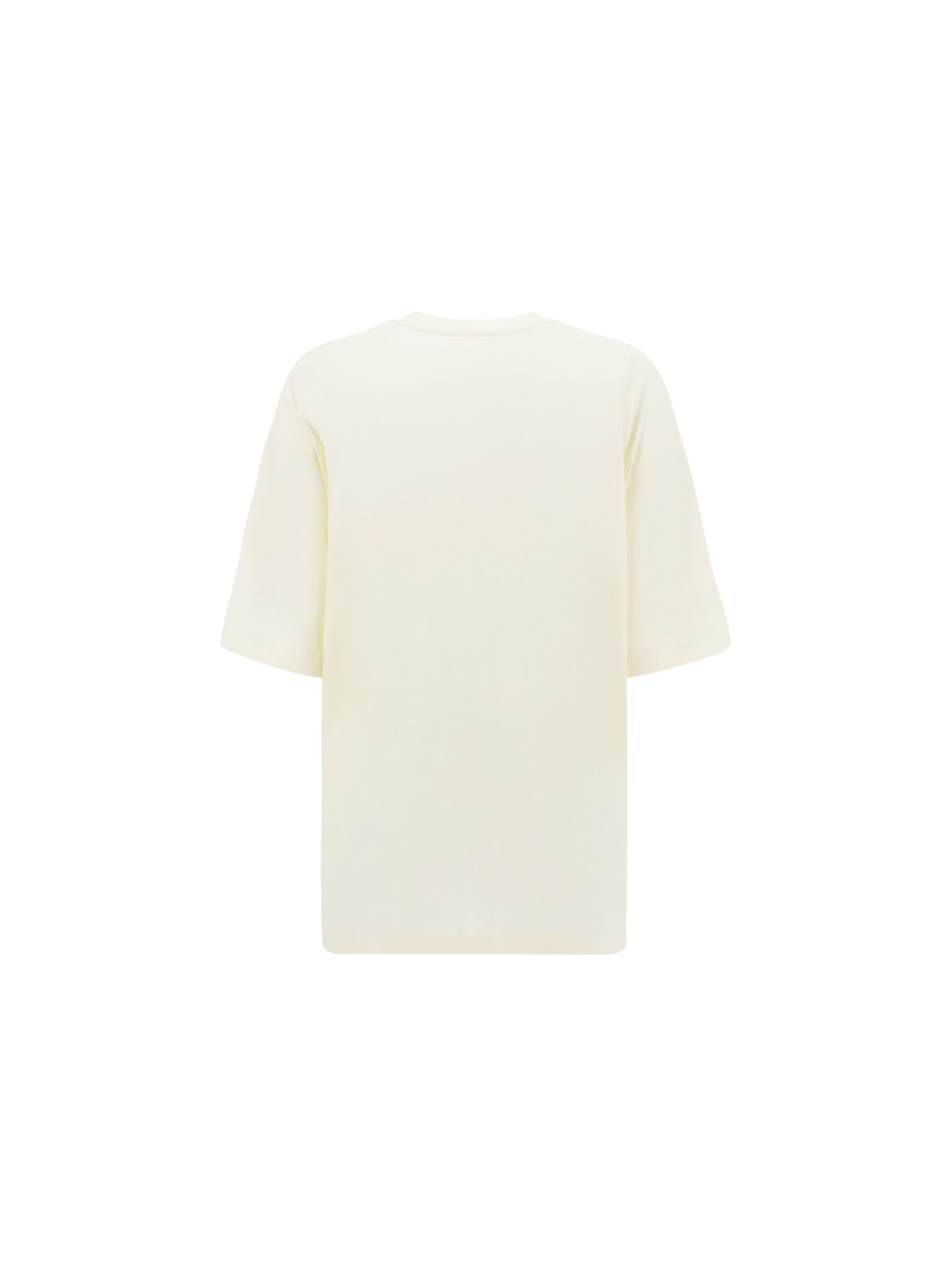 Marni Logo Print T-shirt In White