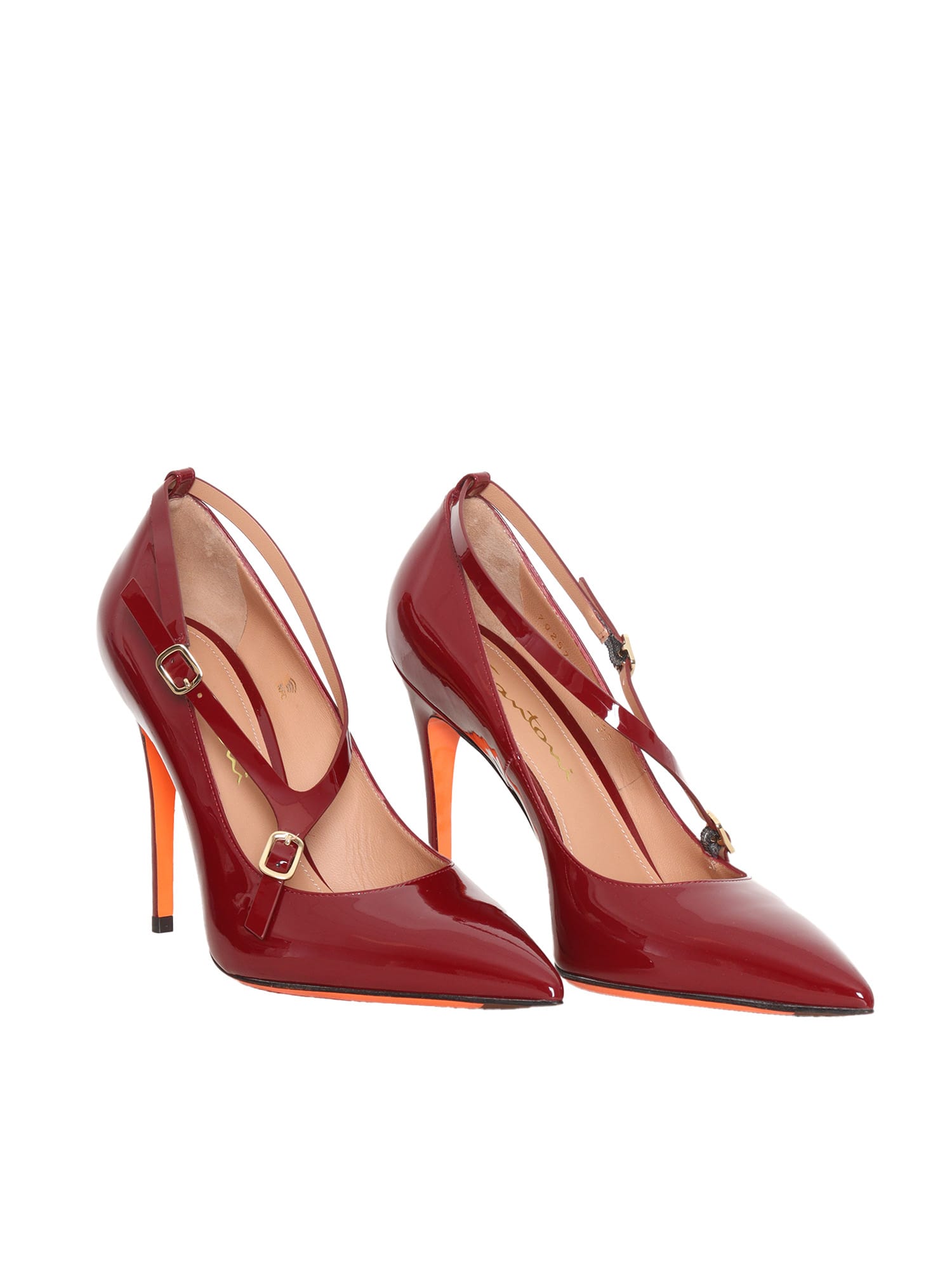 Santoni Haris-n-vhdr80 Shoes In Red
