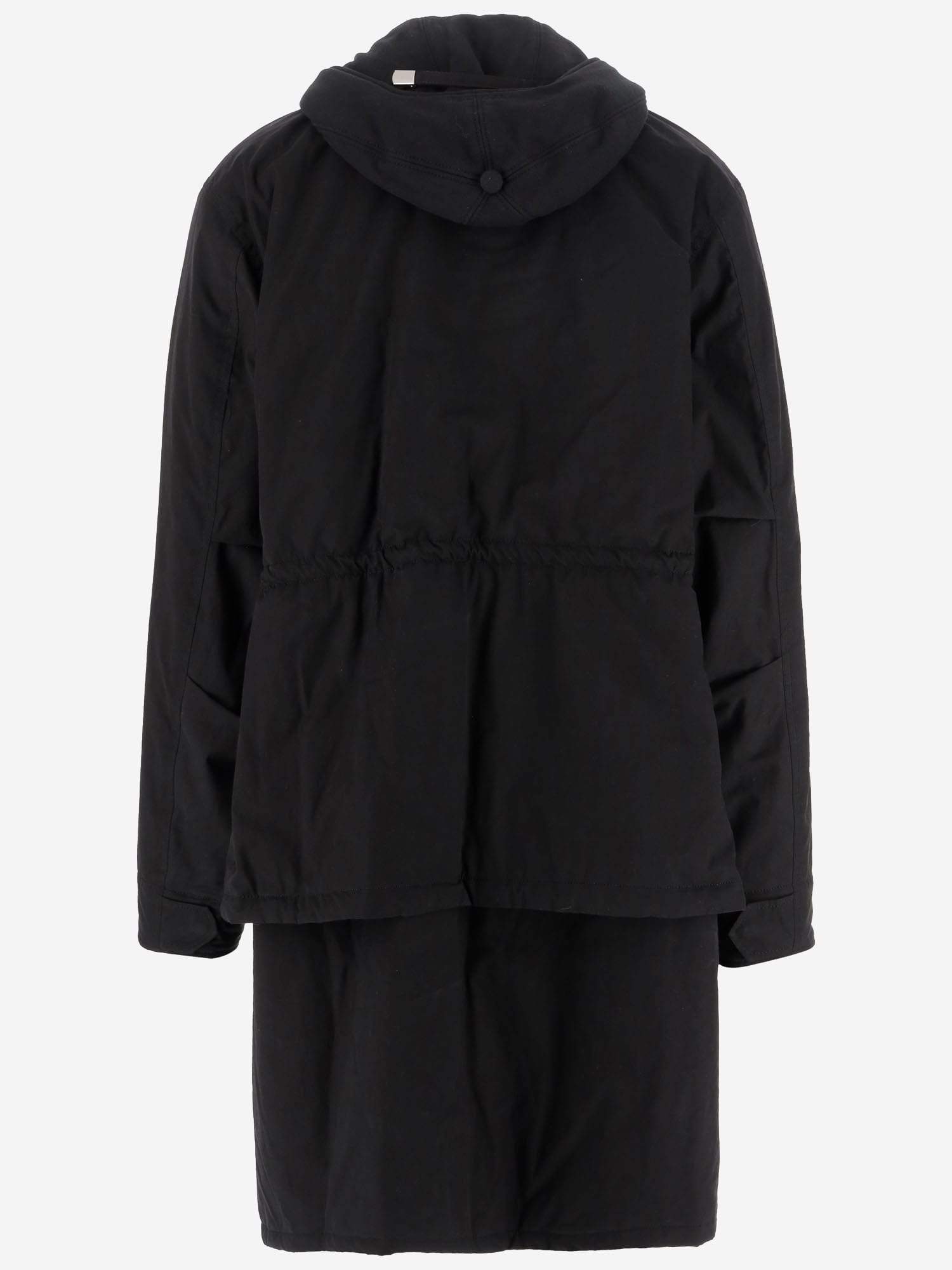 We11 Done Field Jacket With Classic Collar In Black