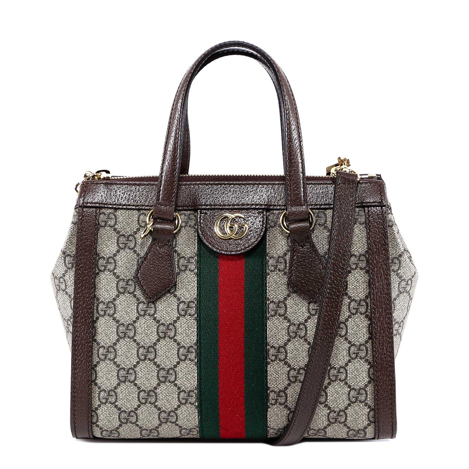 Shop Gucci Ophidia Small Gg Tote Bag In Acero