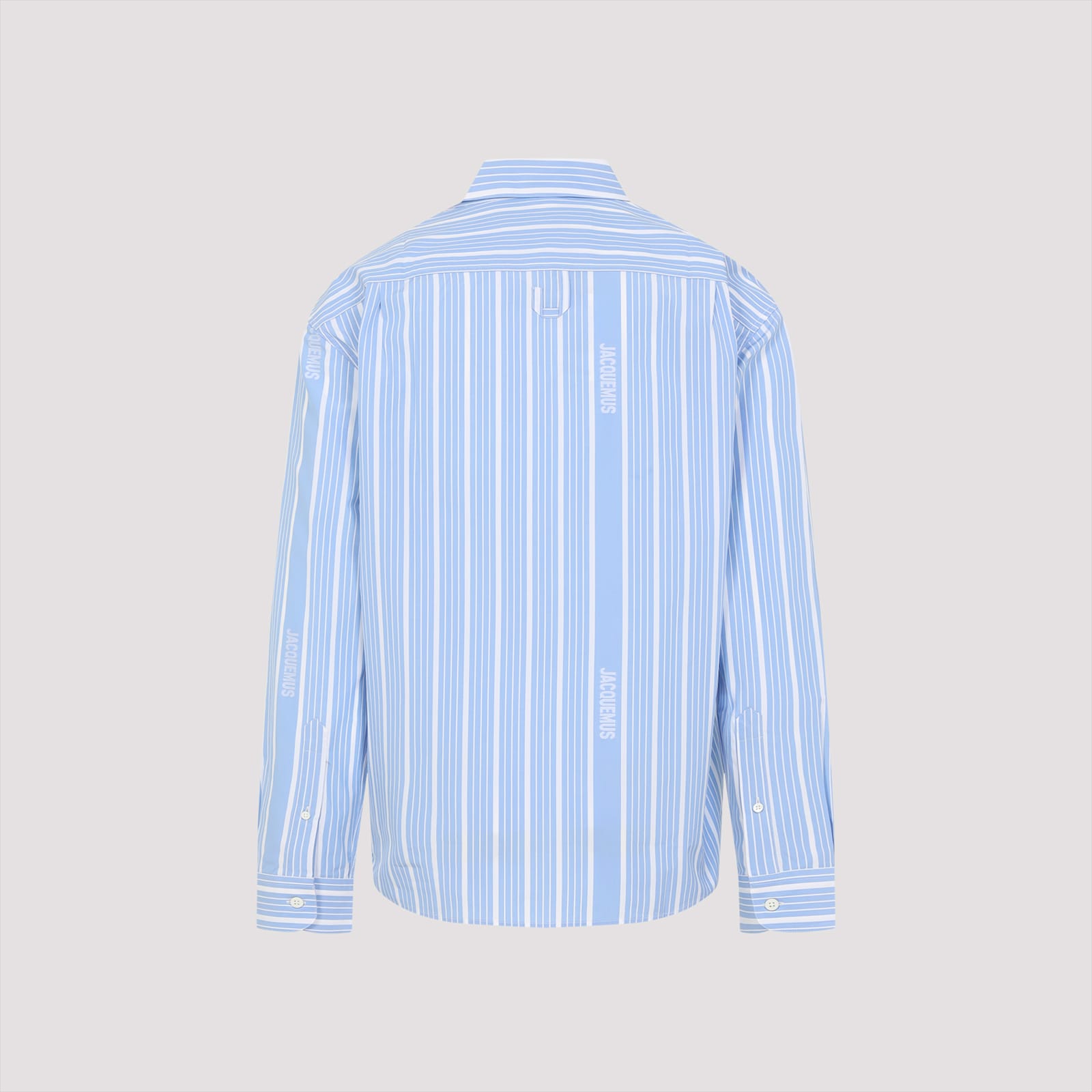 Jacquemus Trousers Cruise Cotton Elasticated Waistband In Blue