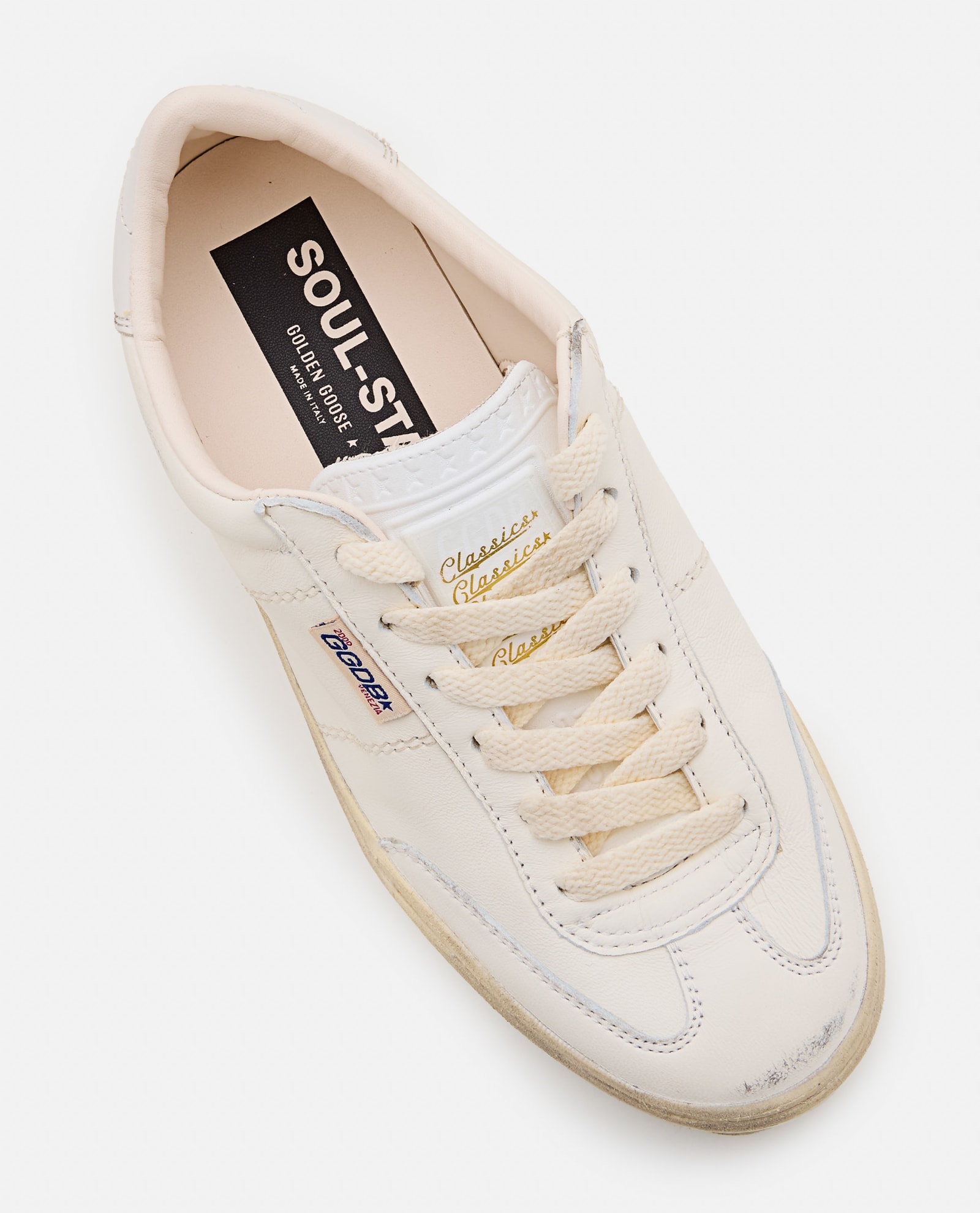 Shop Golden Goose Soul-star Sneakers In White