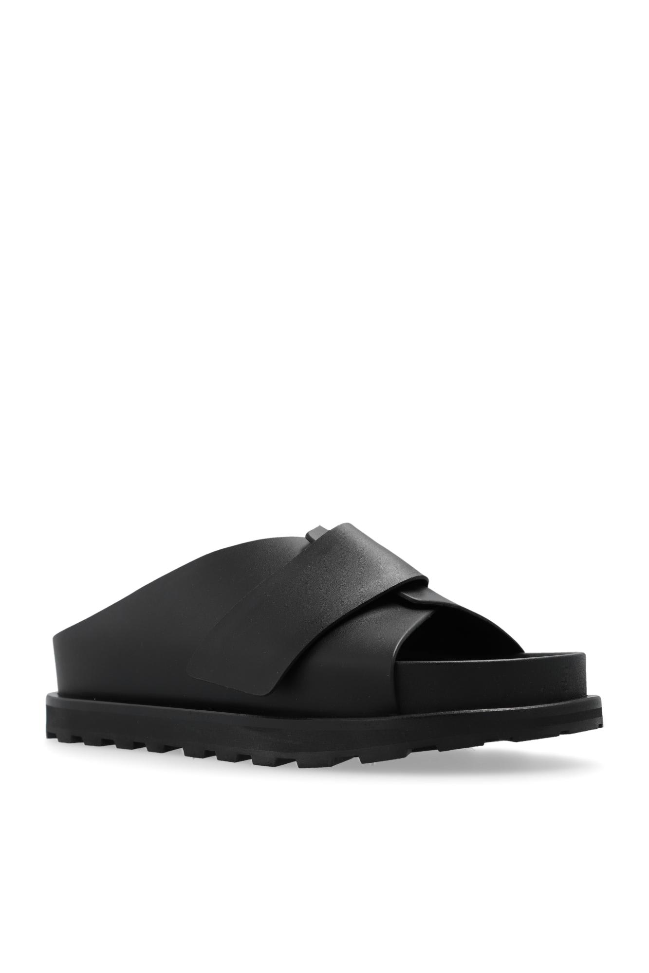 Shop Jil Sander + Leather Slides