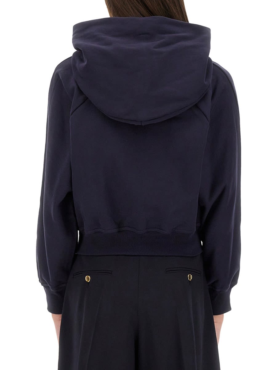 Patou Sweatshirt With Logo In Blue