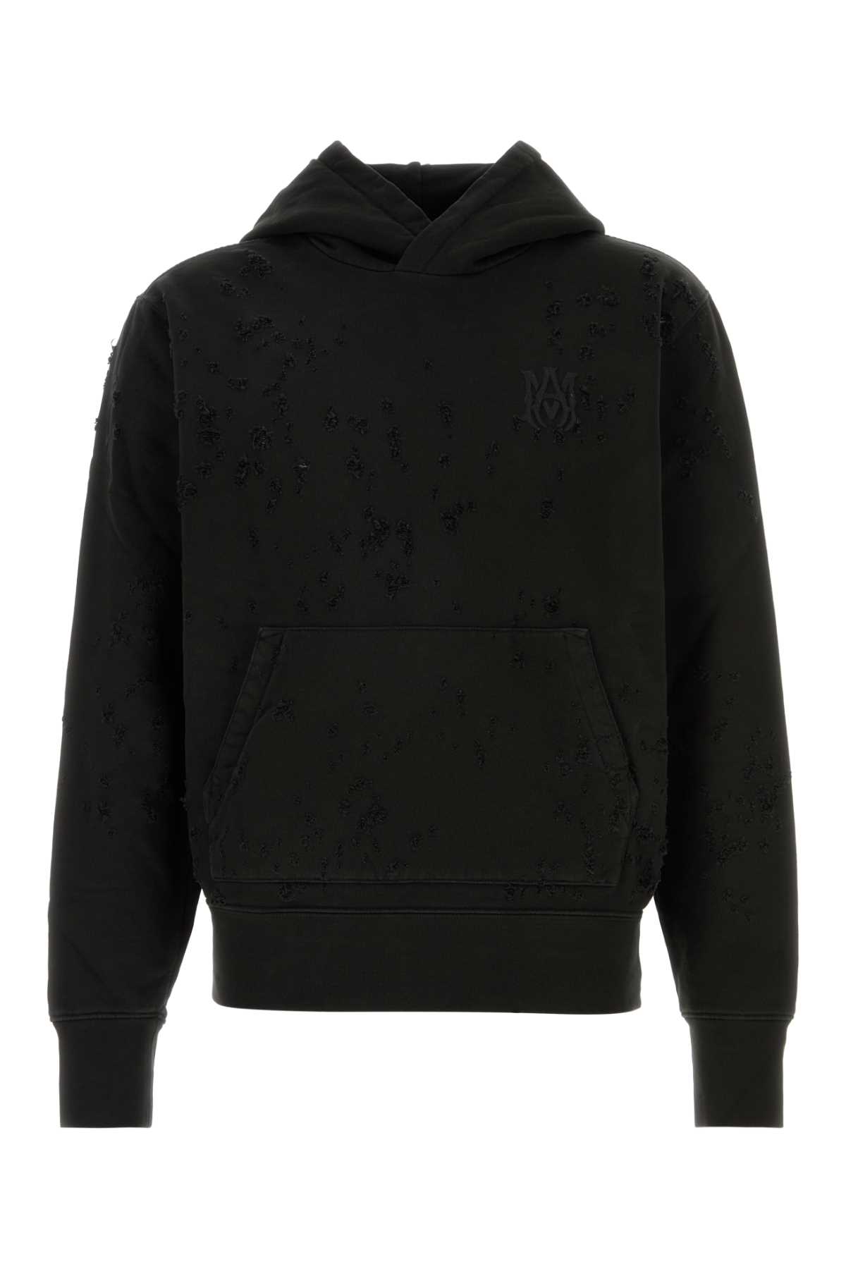 Black Cotton Sweatshirt