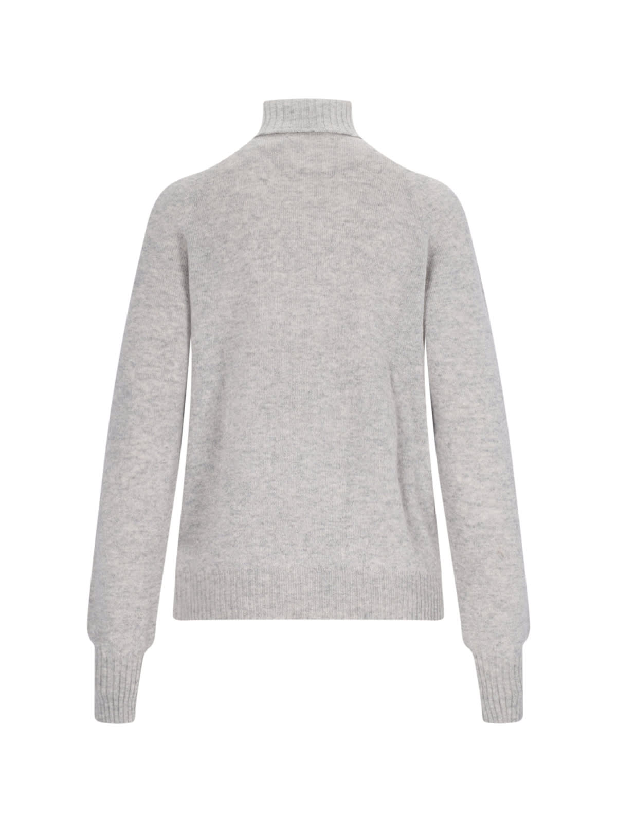 Shop Ma'ry'ya Classic Turtleneck Sweater In Gray