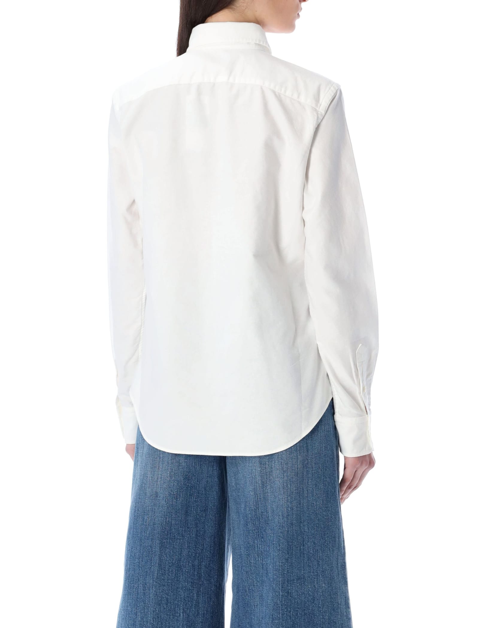 Polo Ralph Lauren Oxford Cotton Shirt In White