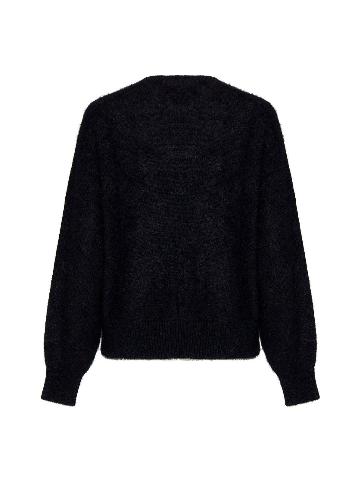 Shop Roberto Collina Knit Sweaters In Black