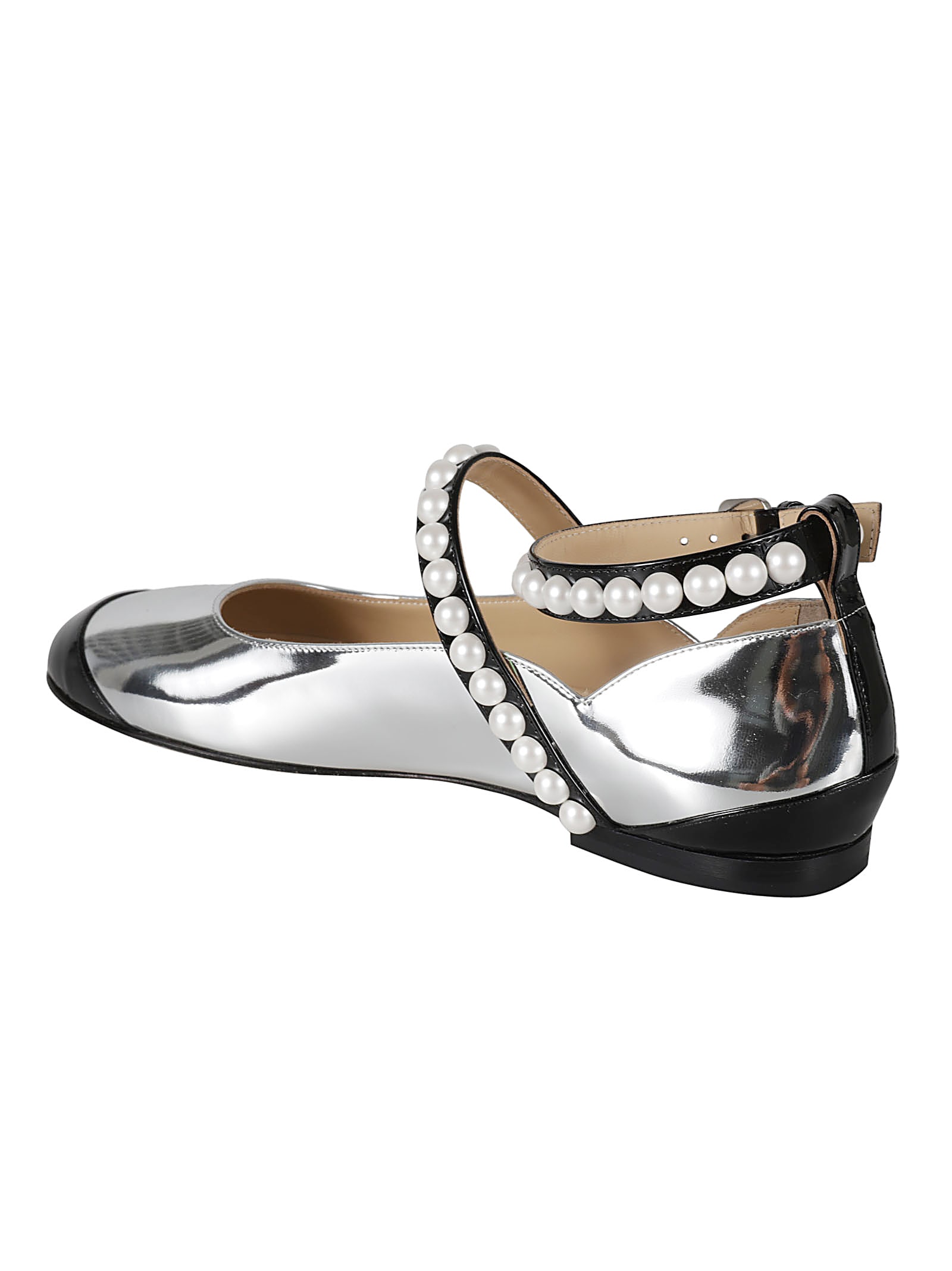 MACH &AMP; MACH BICOLOR PEARL BALLERINAS 