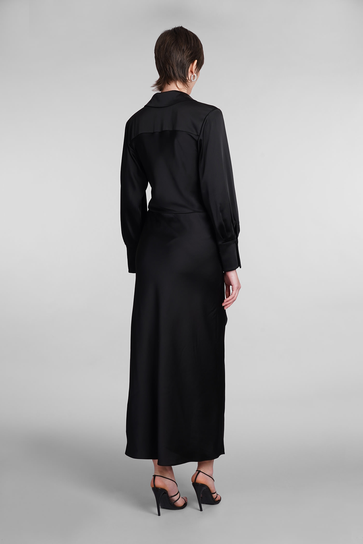 Shop Simkhai Onyx Dress In Black Rayon