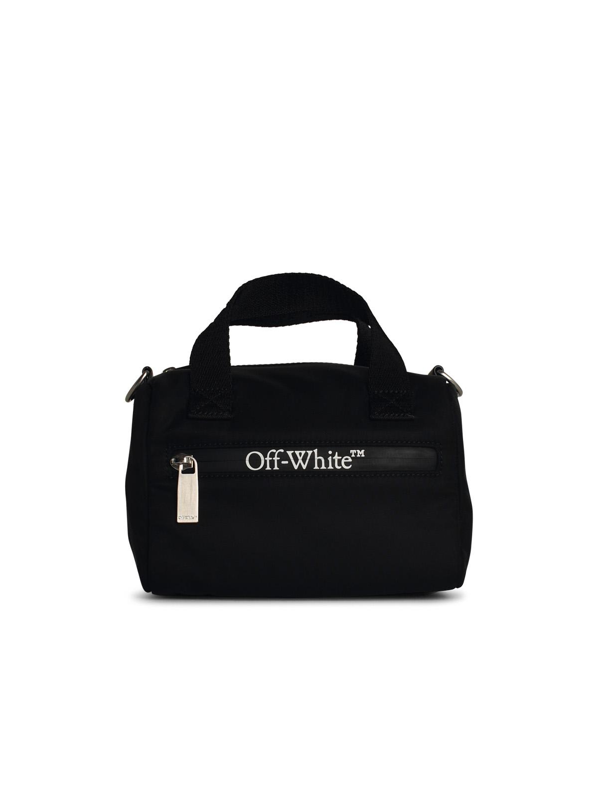 Shop Off-white Weekender Mini Bag In Black Nylon