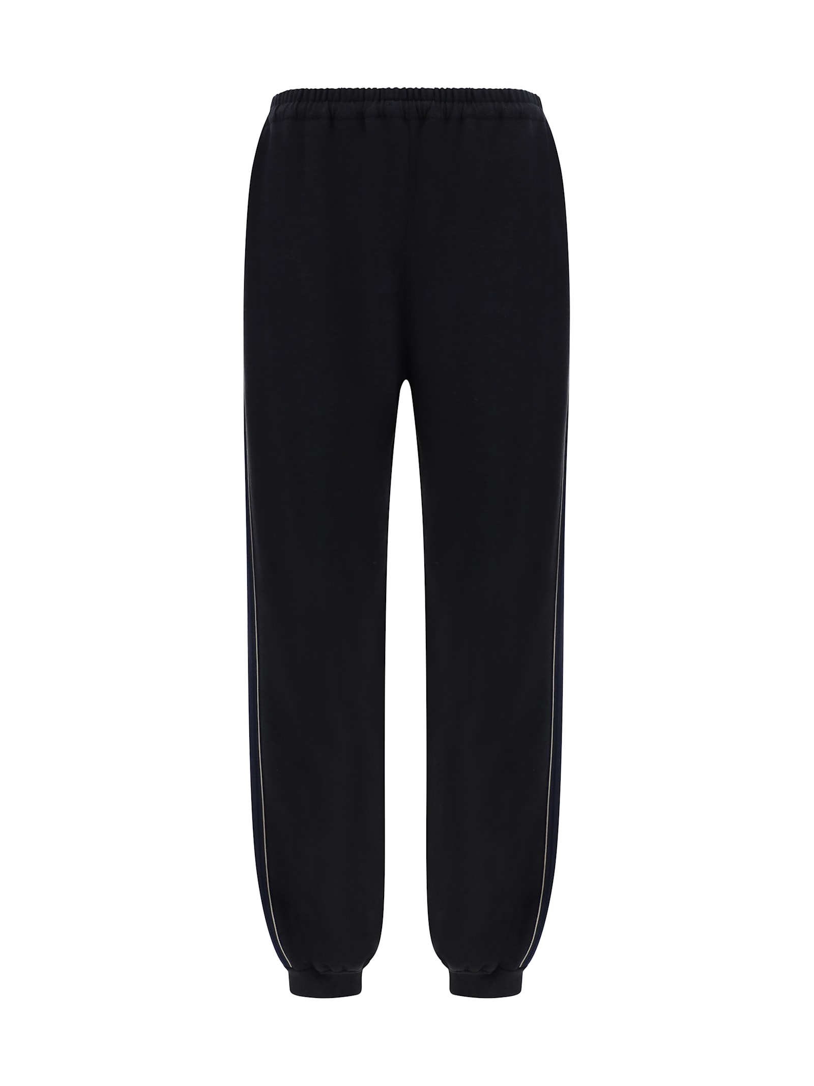 Shop The Row Haron Sweatpants In Black / Navy / Beige