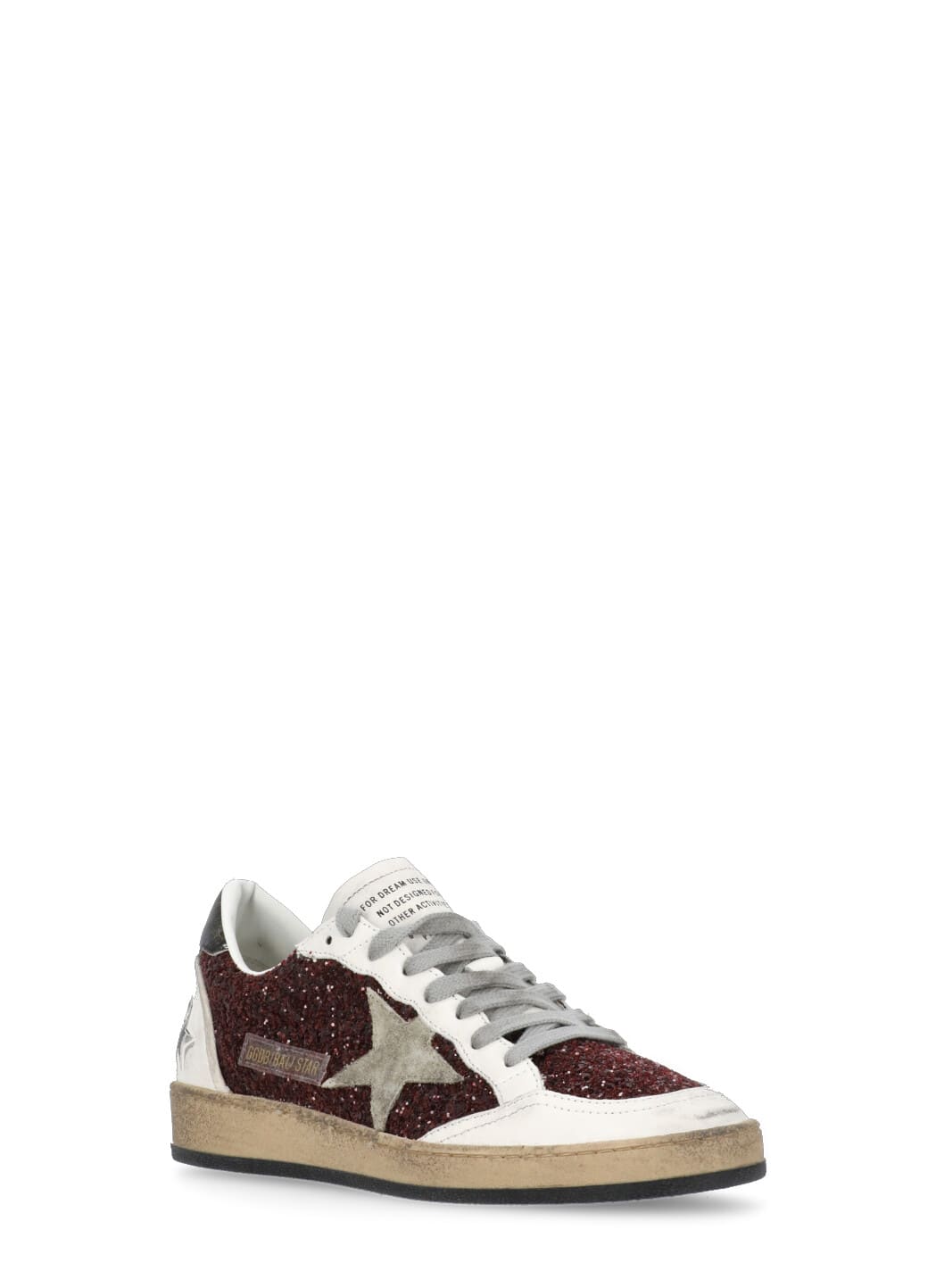 Shop Golden Goose Ball Stars Sneakers In Red