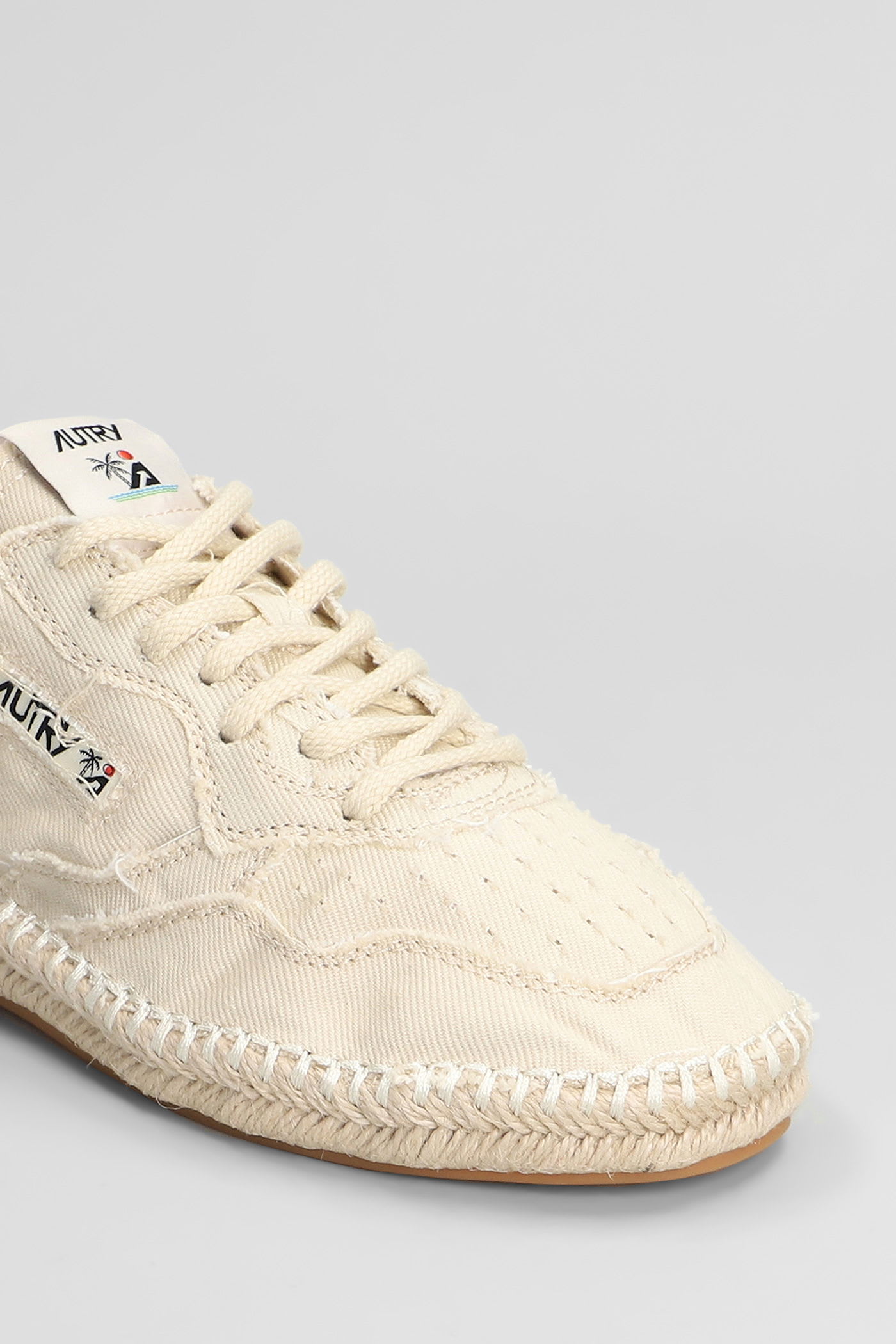 Autry Sandy Espadrilles In Beige Cotton In Neutral