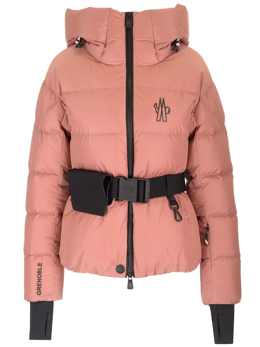 Shop Moncler Bouquetin Down Jacket In Rose