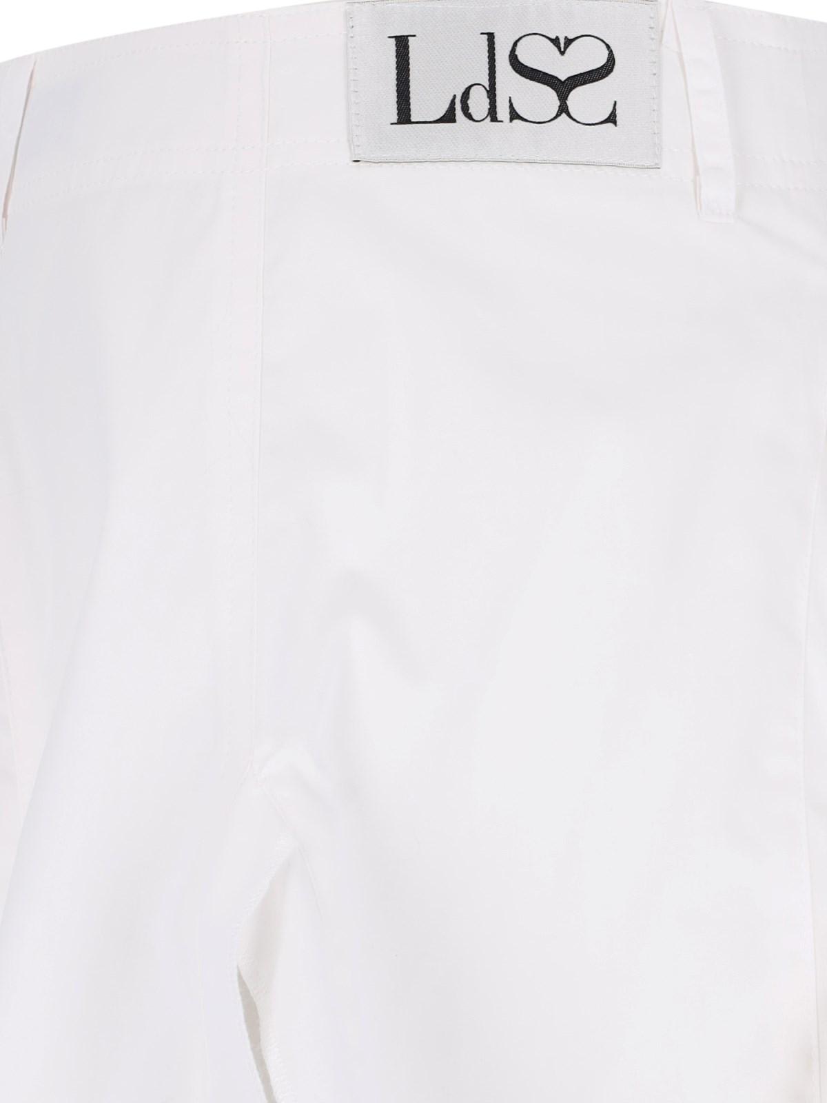 Ludovic De Saint Sernin Pleated Mini Skirt In White