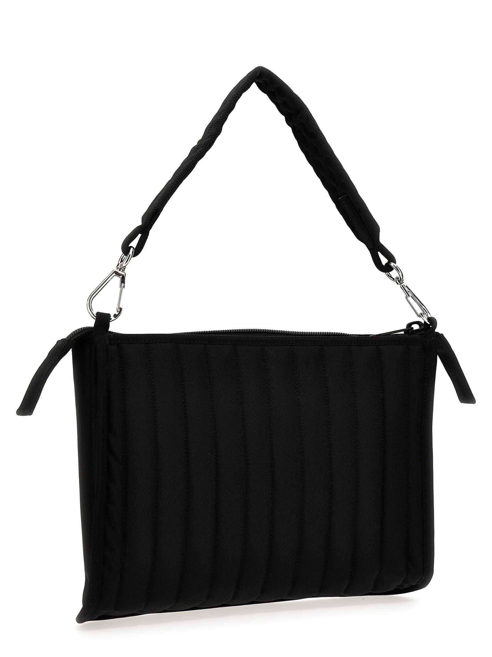 Shop Alexander Wang Elite Tech Shoulder Bag In Black