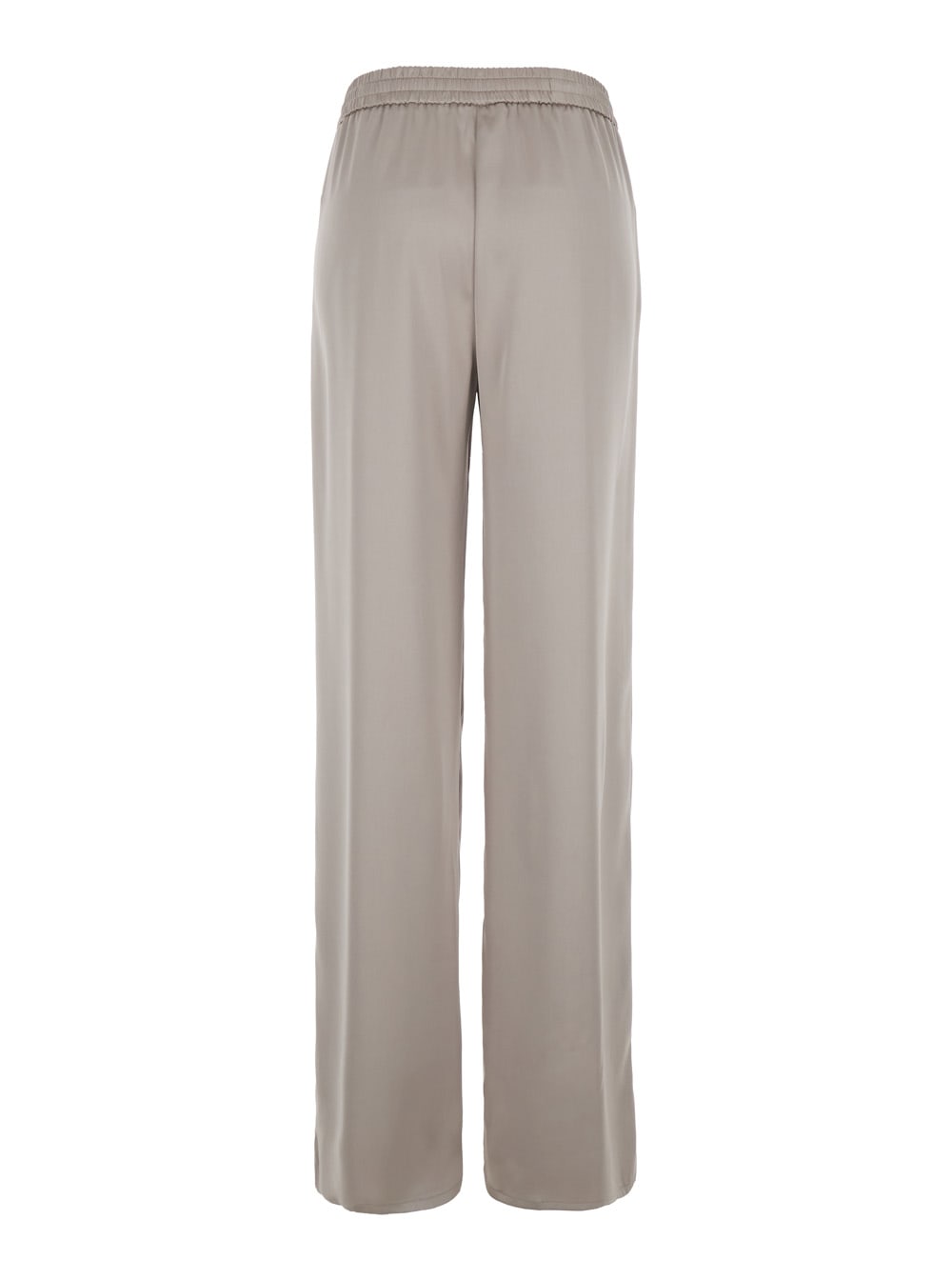 Shop Herno Beige Relaxed Pants With Drawstring In Fabric Woman In Chantilly