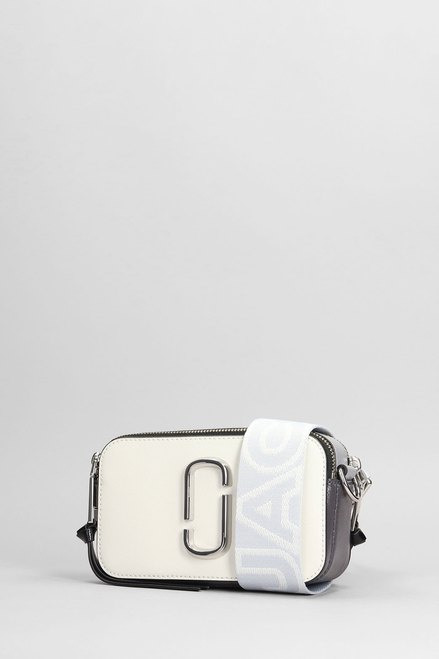 Shop Marc Jacobs The Snapshot Shoulder Bag In White Leather