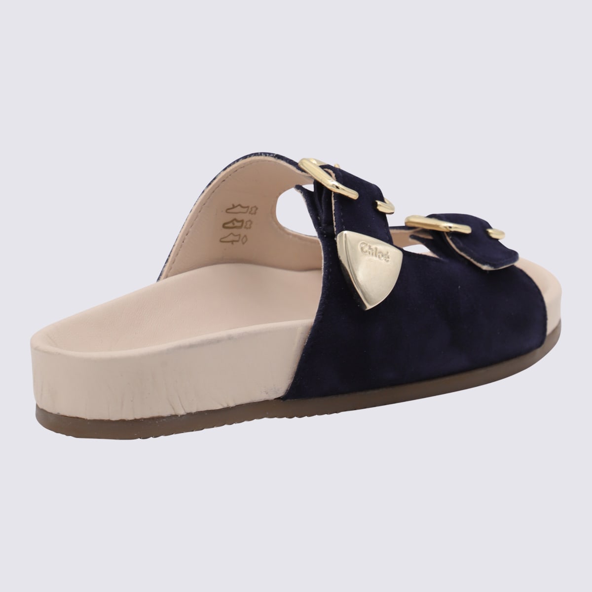 CHLOÉ DARK BLUE SANDALS